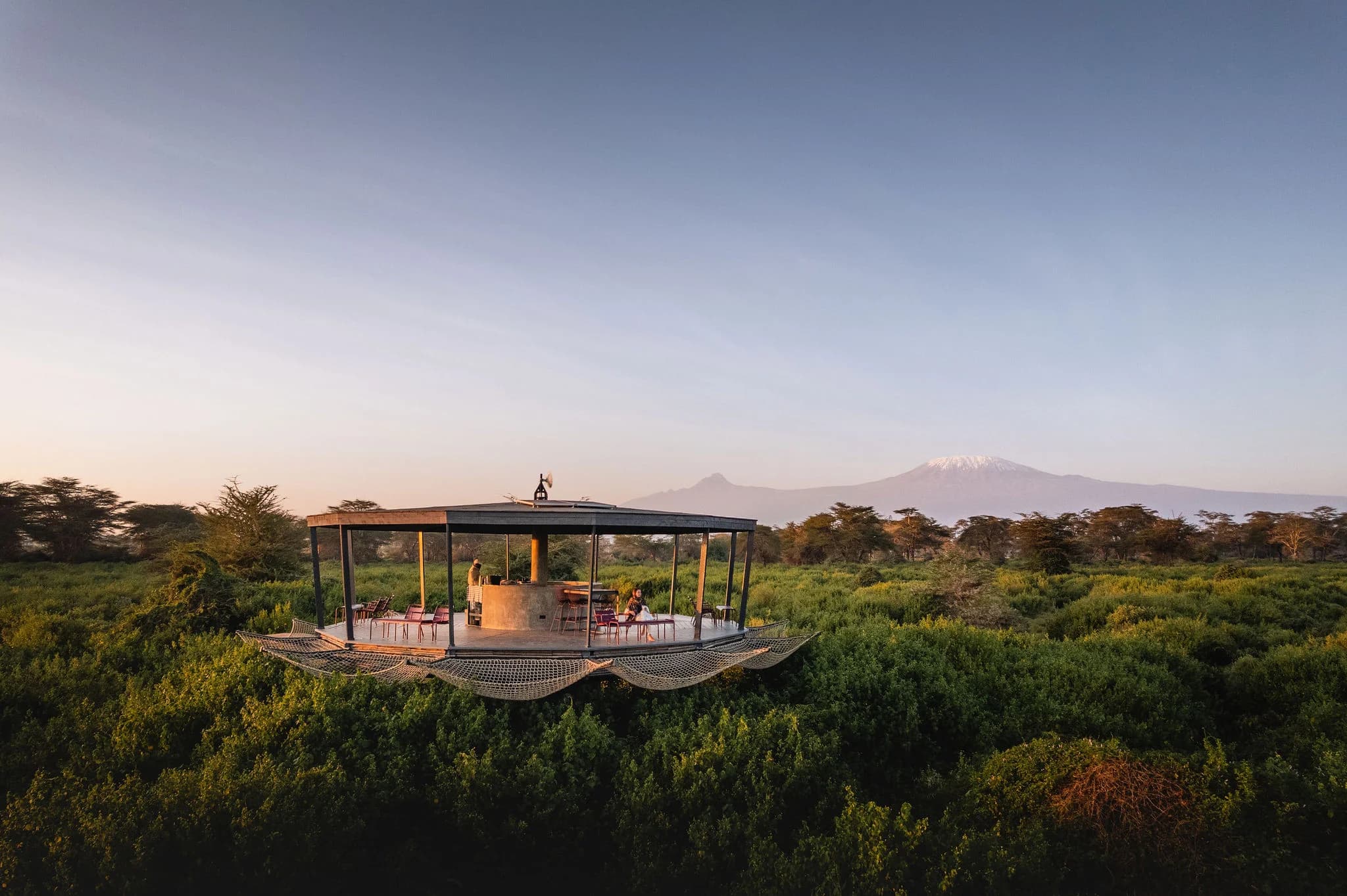 The Mnara tower at Angama Amboseli — Photo: Angama / Teagan Cunniffe