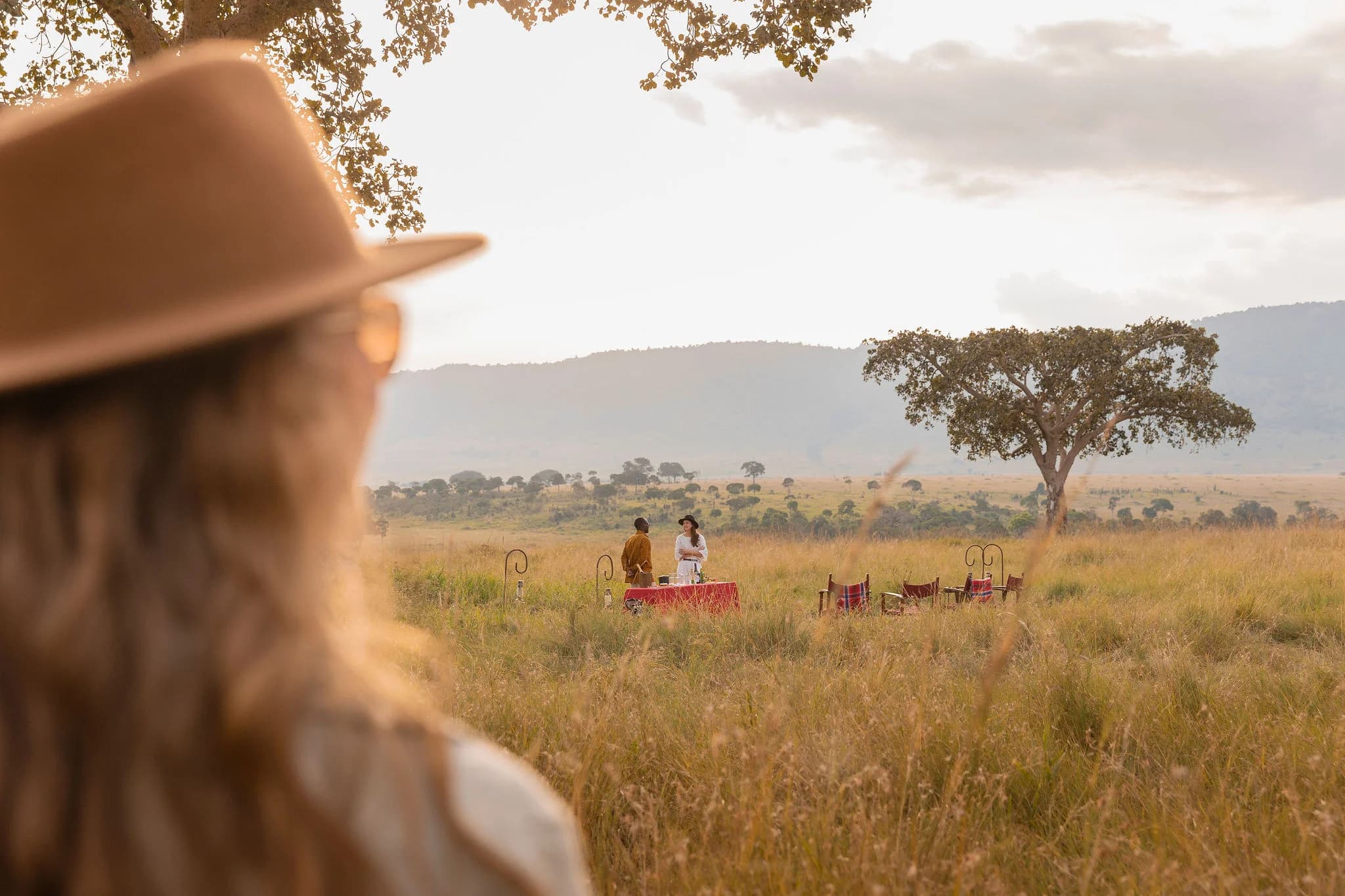 Sundowners at Angama Safari Camp — Photo: Angama / Teagan Cunniffe