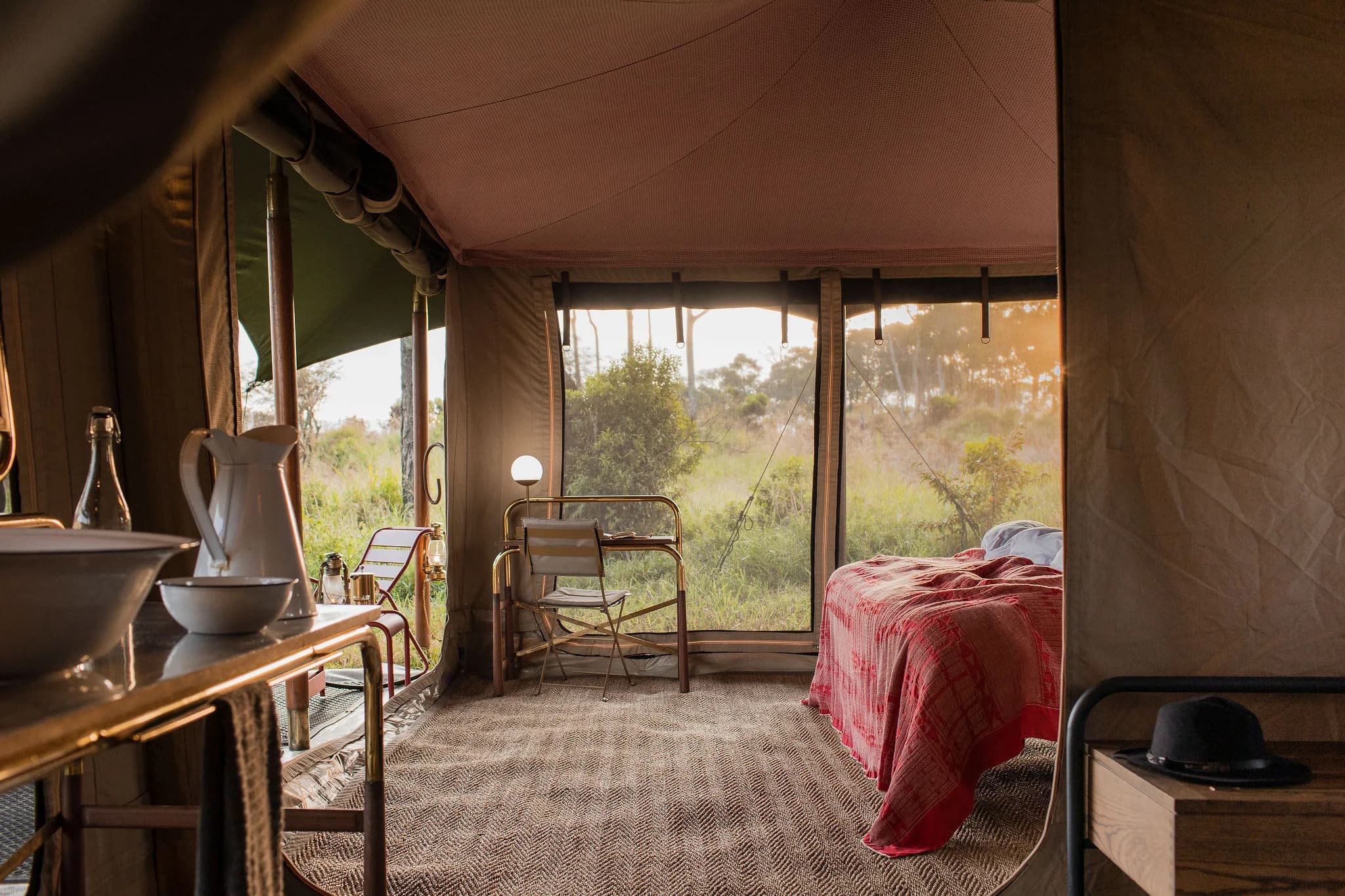 Interior detail at Angama Safari Camp — Photo: Angama / Teagan Cunniffe
