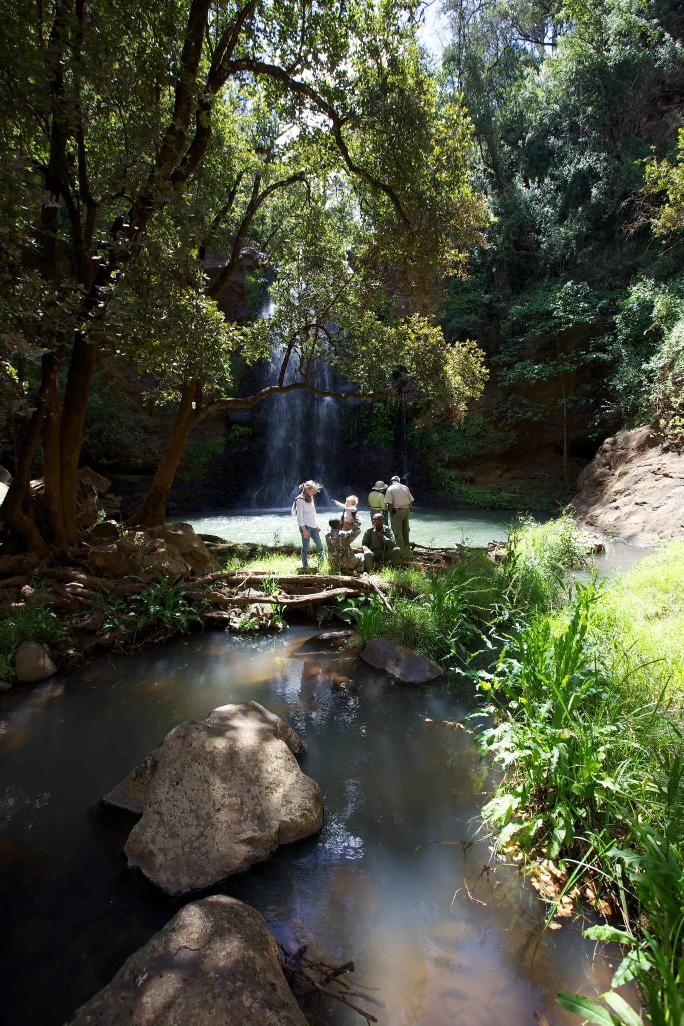 The spring-fed pools of the Ngare Ndare forest, reached on a day trip from Lewa — Photo: Elewana Collection / Niels van Gijn